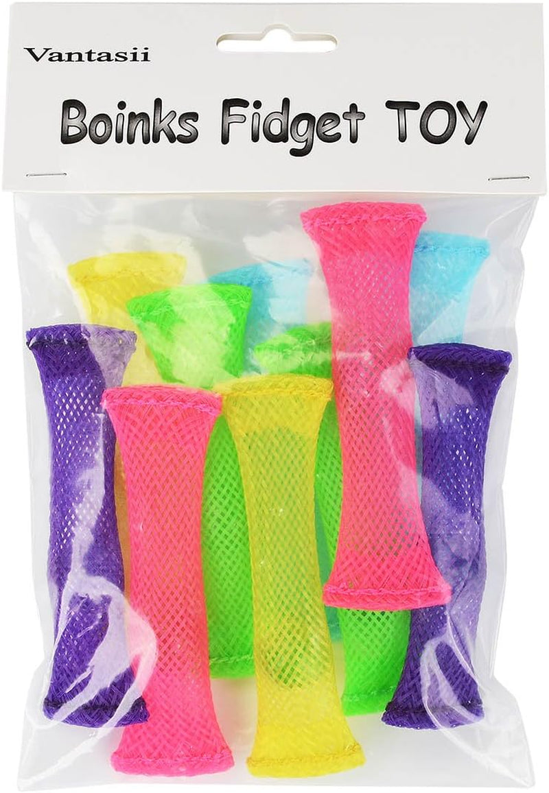 FIDGET Toys(Package of 10, 5 Colors) Stress Relieve Toy, Focus Enhance, Soothing Marble Fidgets for Children and Adults, Has Helped with ADHD ADD OCD Autism, Depressions and Anxiety Disorders