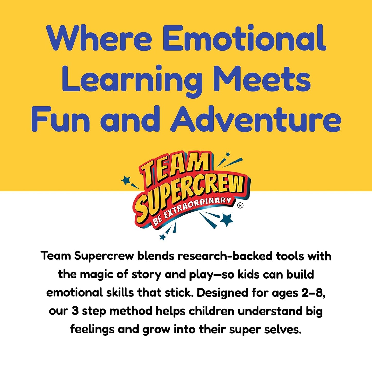 Team Supercrew SOS Kit – 83 Activity Cards for Kids Ages 2-8+ | Emotional Regulation Kit for Teaching Emotions, Social Skills & Positive Behavior | SEL Therapy Tools for Anger, Anxiety, Meltdowns