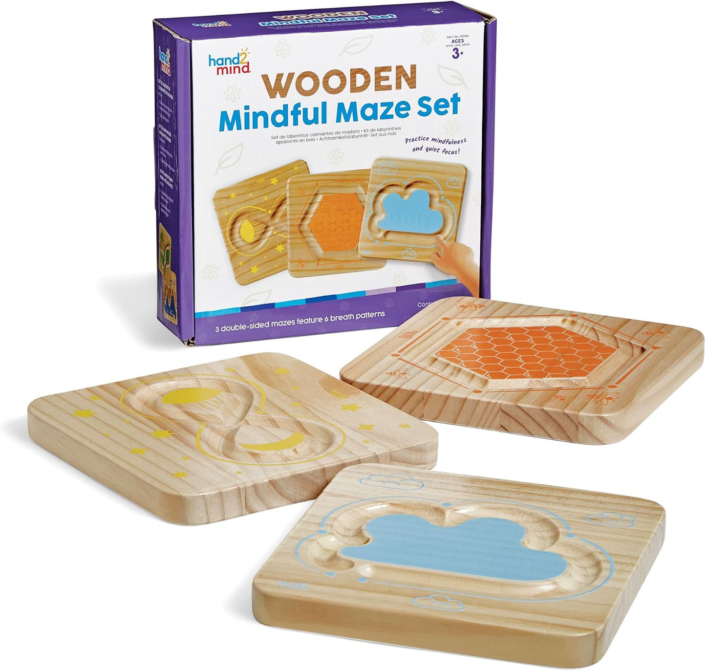 Mindful Maze Boards, Tactile Sensory Toys for Toddlers, Calm down Corner Supplies, Mindfulness for Kids, Occupational Therapy Toys, Quiet Fidgets for Classroom, Sensory Activity Board