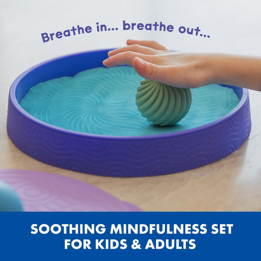 Playfoam Sand Sensory Spheres - Relaxing Zen Garden Kits for Calm down Corner or Desk, Anxiety Tools and Meditation Sets for Kids & Adults, Stress Relief Toys, Ages 5+