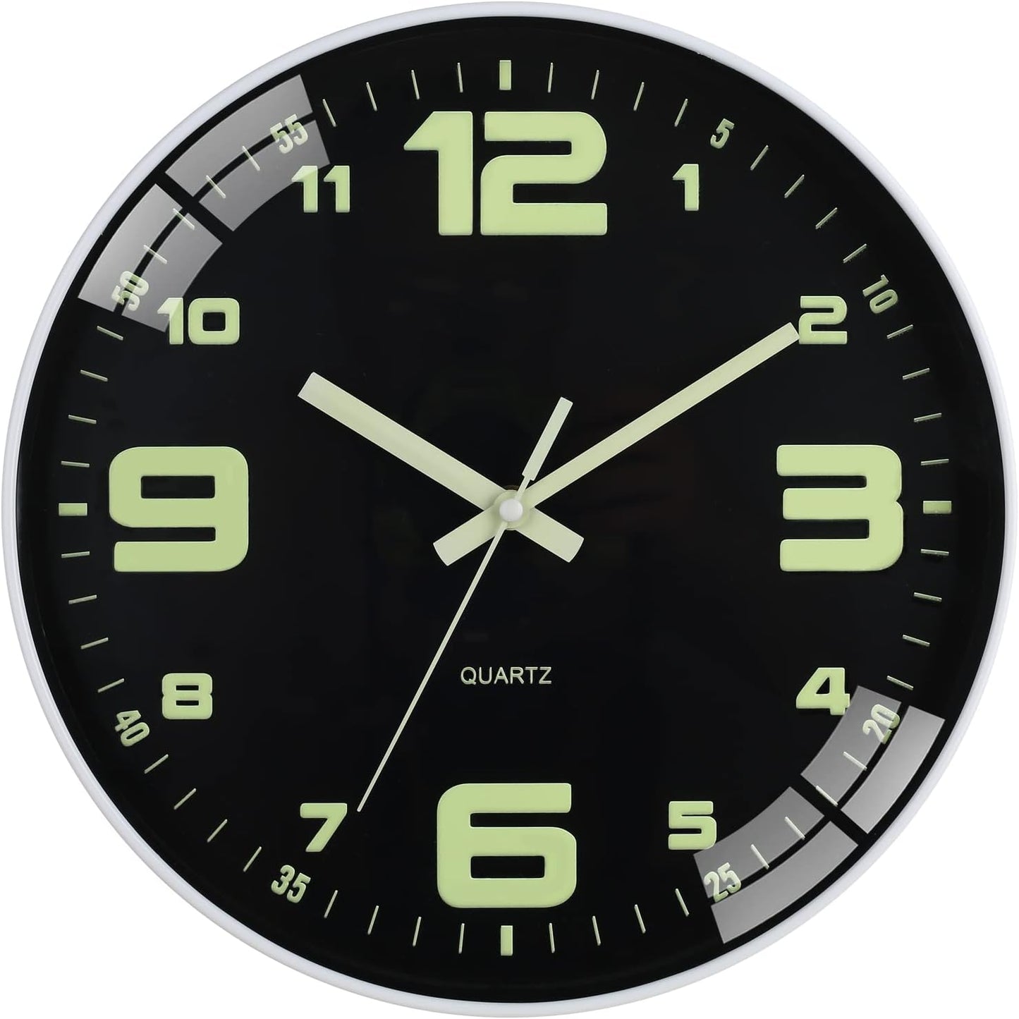 Wall Clocks for Living Room Bedroom Office Classroom Decor Small Silent Non Ticking Kitchen Wall Clock Battery Operated