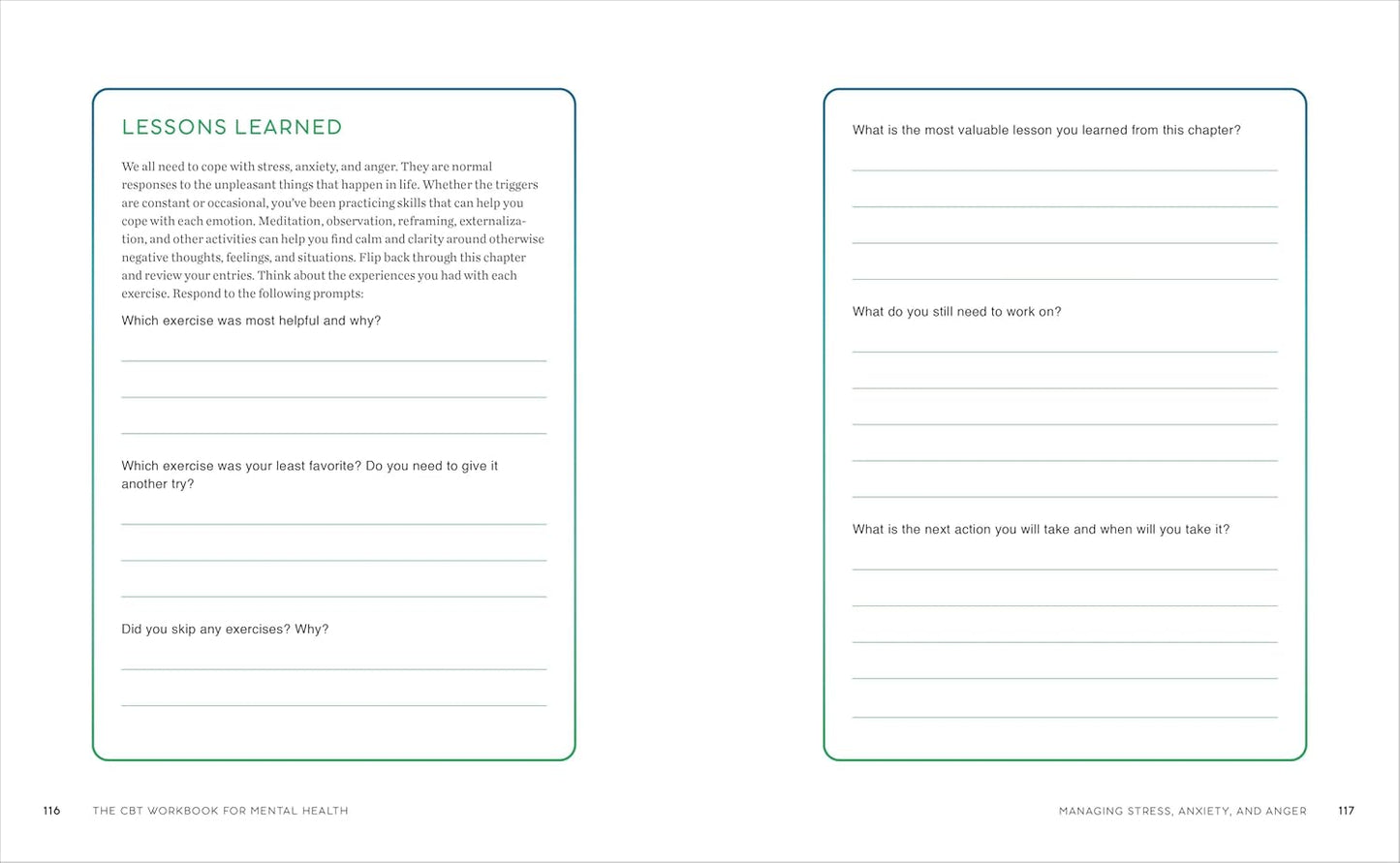 The CBT Workbook for Mental Health: Evidence-Based Exercises to Transform Negative Thoughts and Manage Your Well-Being