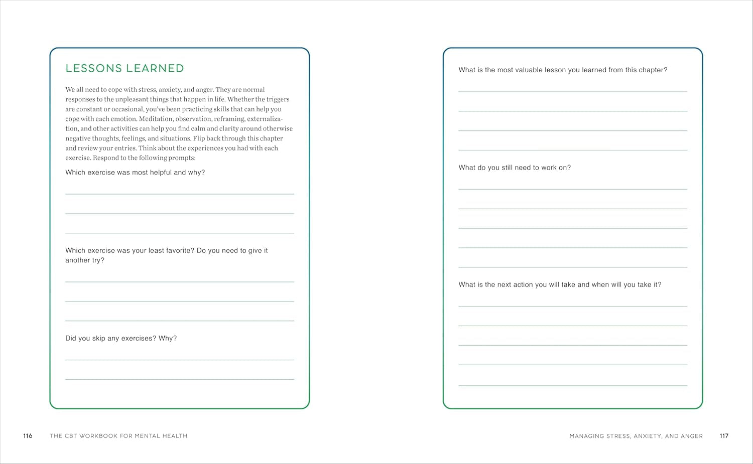The CBT Workbook for Mental Health: Evidence-Based Exercises to Transform Negative Thoughts and Manage Your Well-Being