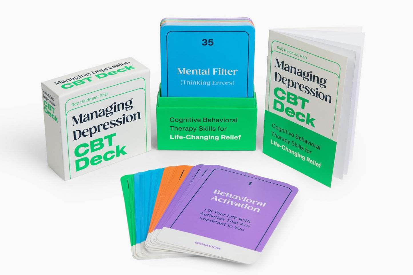 Managing Depression CBT Deck: Cognitive Behavioral Therapy Skills for Life-Changing Relief