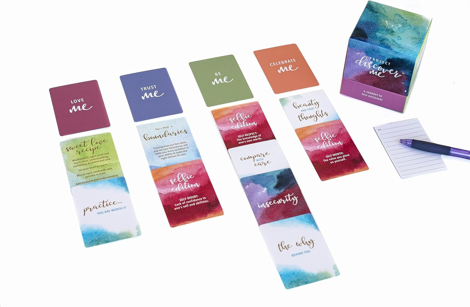 A Self-Love Game for Teenage Girls | Empowerment Tool to Inspire Self-Worth W/Questions & Conversations Based on These Core Values: Love Me | Trust Me | Be Me | Celebrate Me |
