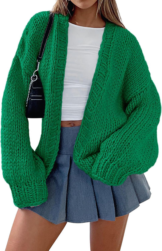 Cardigan Sweaters for Women Trendy Fall Fashion 2026 Long Sleeve Chunky Knit Cardigans Winter Clothing Outfits
