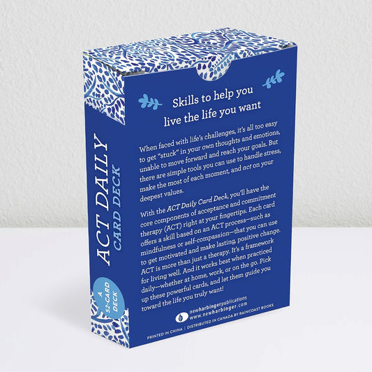 ACT Daily Card Deck: 52 Ways to Stay Present and Live Your Values Using Acceptance and Commitment Therapy