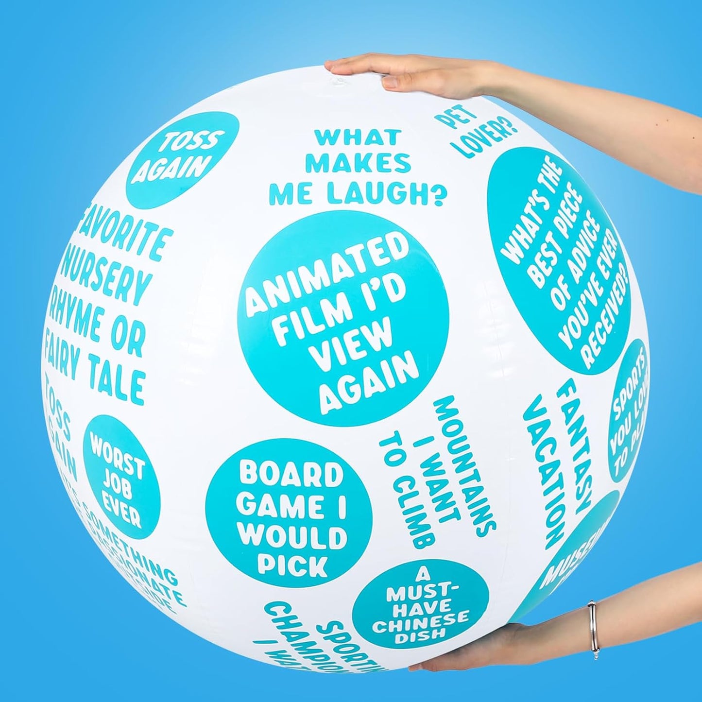 6 Pcs Coping Skills Balls 24 Inch How to Cope with Anxiety Social Conversation Skill Self Esteem Anger Management for Adult Fun Group Therapy Tool Games Activity
