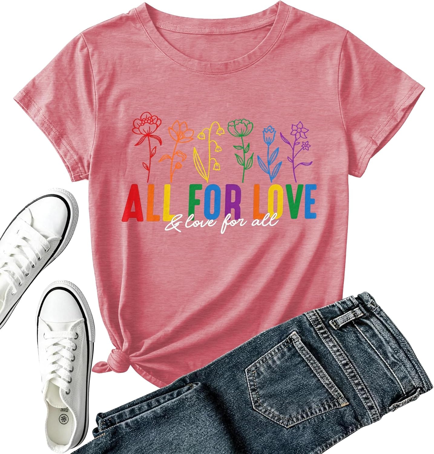 Mental Health Awareness Shirt Women-Brain Flower Tshirt Women Neuro Diversity Tee Tops Motivational Short Sleeve