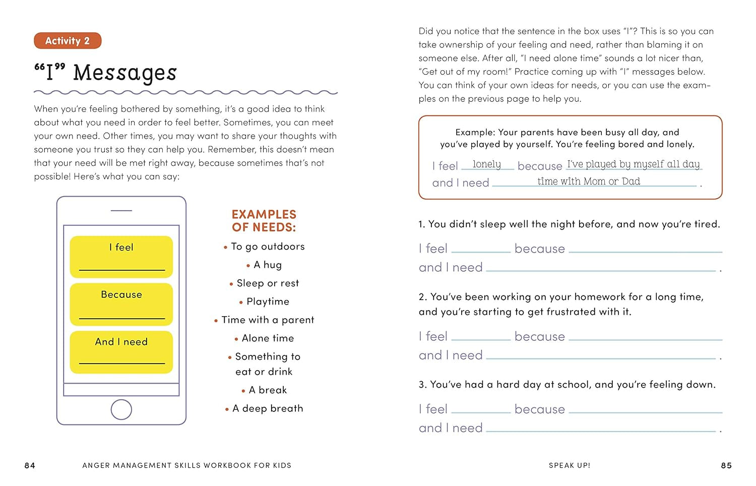 Anger Management Skills Workbook for Kids: 40 Awesome Activities to Help Children Calm Down, Cope, and Regain Control