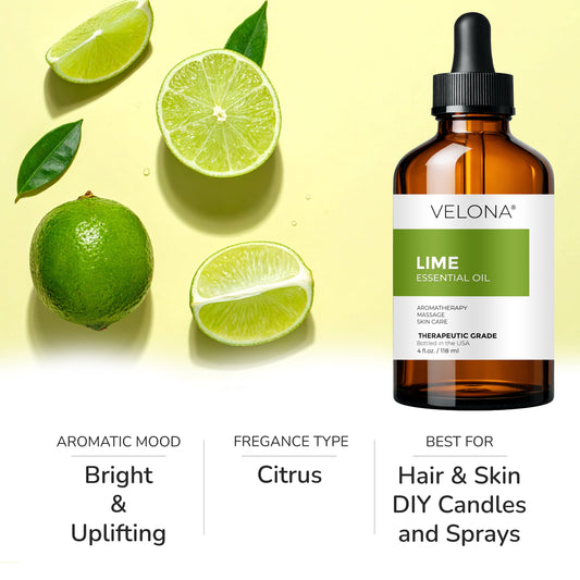 Lime Essential Oil by  - 1 Oz | Therapeutic Grade for Aromatherapy Diffuser