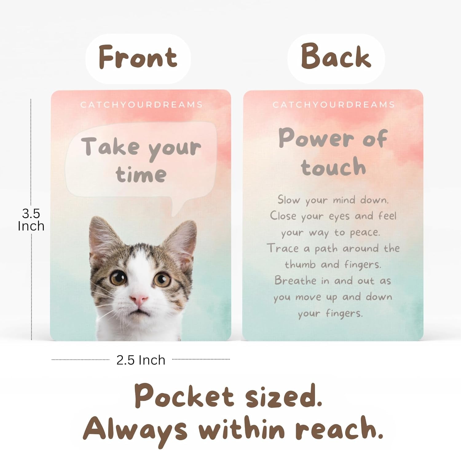 Cats against Anxiety Cards - 50 Cards by  for Self Esteem and Stress, Affirmations for Anxiety Emotions Cat Gifts for Women Men (Cats against Anxiety)