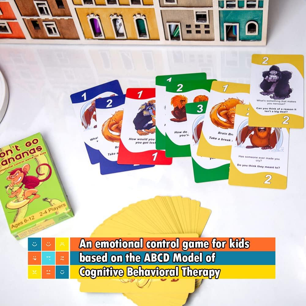 Don'T Go Bananas - a CBT Therapy Game for Kids to Work on Controlling Strong Emotions - Counseling Games, Therapy Toys, Social Skills Games for Kids