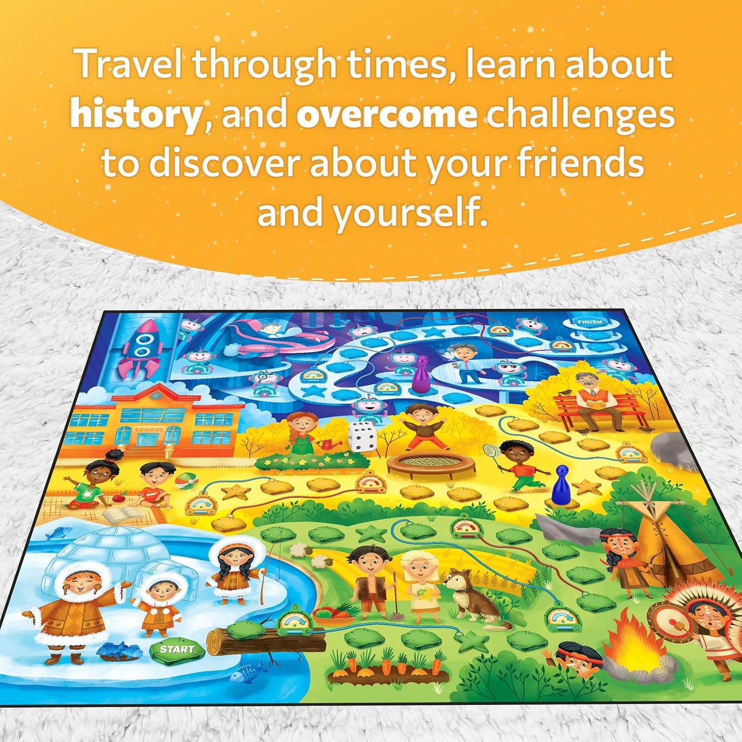 Cbtime Therapy Games for Kids, Playing CBT Board Game for Coping Skills and Social Emotional Learning Activities, Emotion Game Suitable for ADHD, Learning Disability, and More