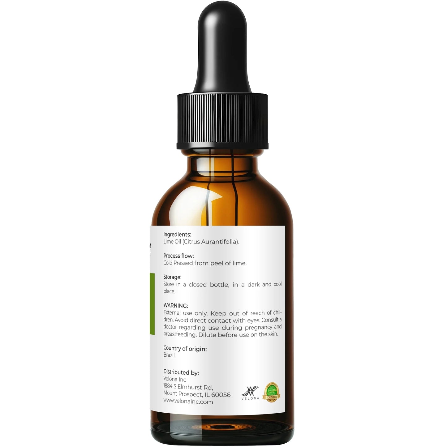 Lime Essential Oil by  - 1 Oz | Therapeutic Grade for Aromatherapy Diffuser
