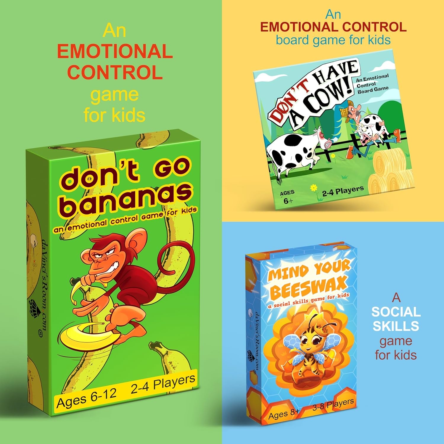 Don'T Go Bananas - a CBT Therapy Game for Kids to Work on Controlling Strong Emotions - Counseling Games, Therapy Toys, Social Skills Games for Kids