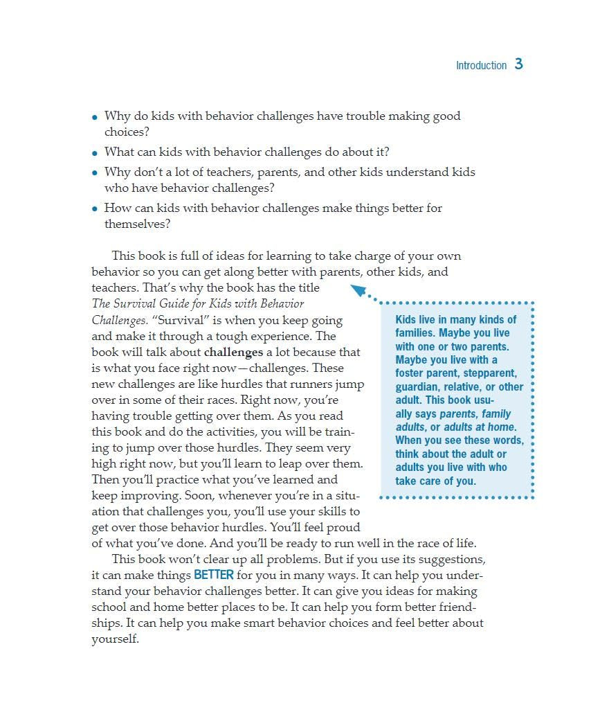 The Survival Guide for Kids with Behavior Challenges: How to Make Good Choices and Stay Out of Trouble