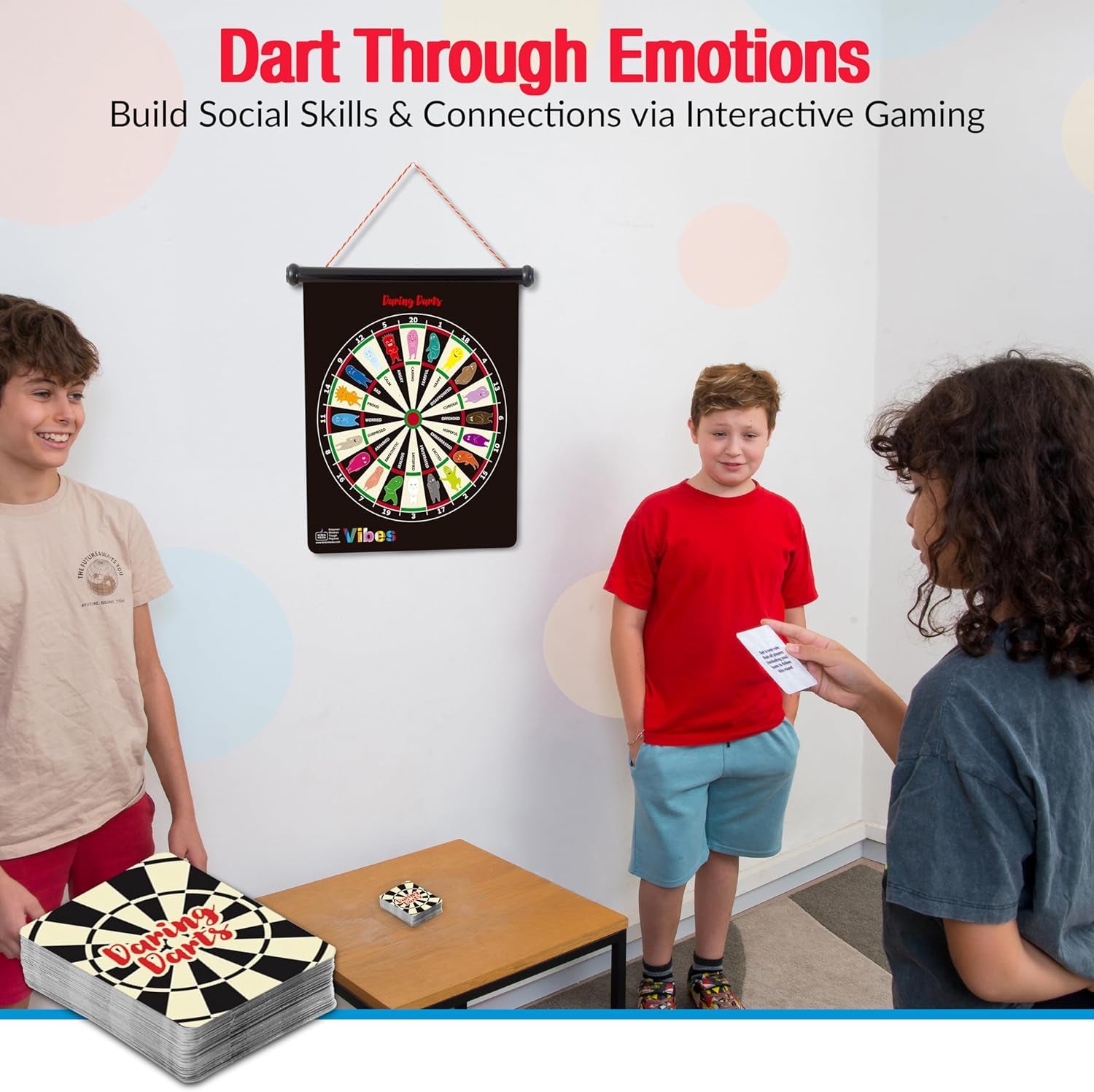 Therapy Essentials Pack | Therapy Games for Kids & Teens | CBT Counseling Tools for Therapists, Counselors & Teachers, behind the Anger Kit, & Vibes Emotional Dartboard