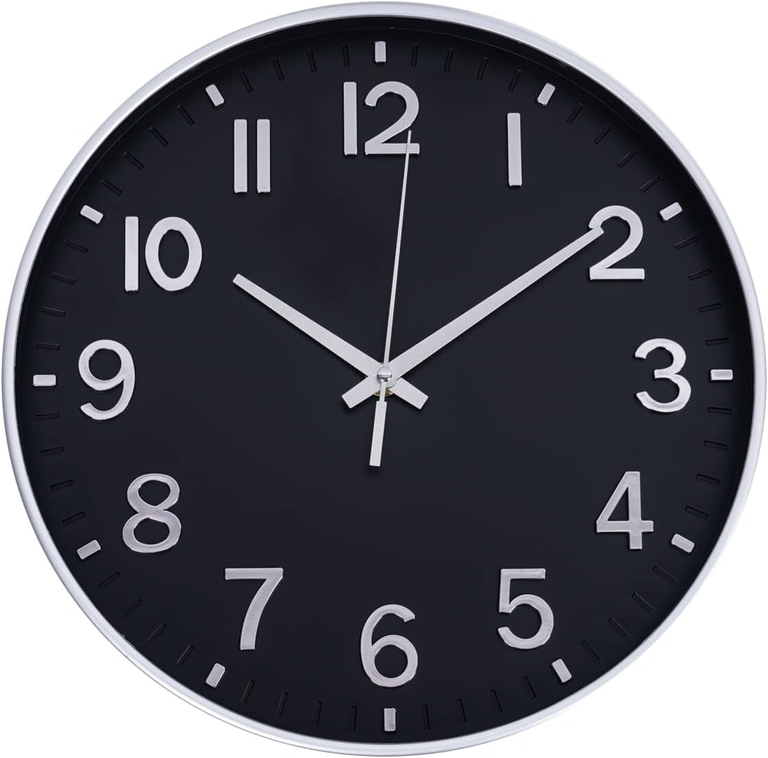 Wall Clocks for Living Room Bedroom Office Classroom Decor Small Silent Non Ticking Kitchen Wall Clock Battery Operated
