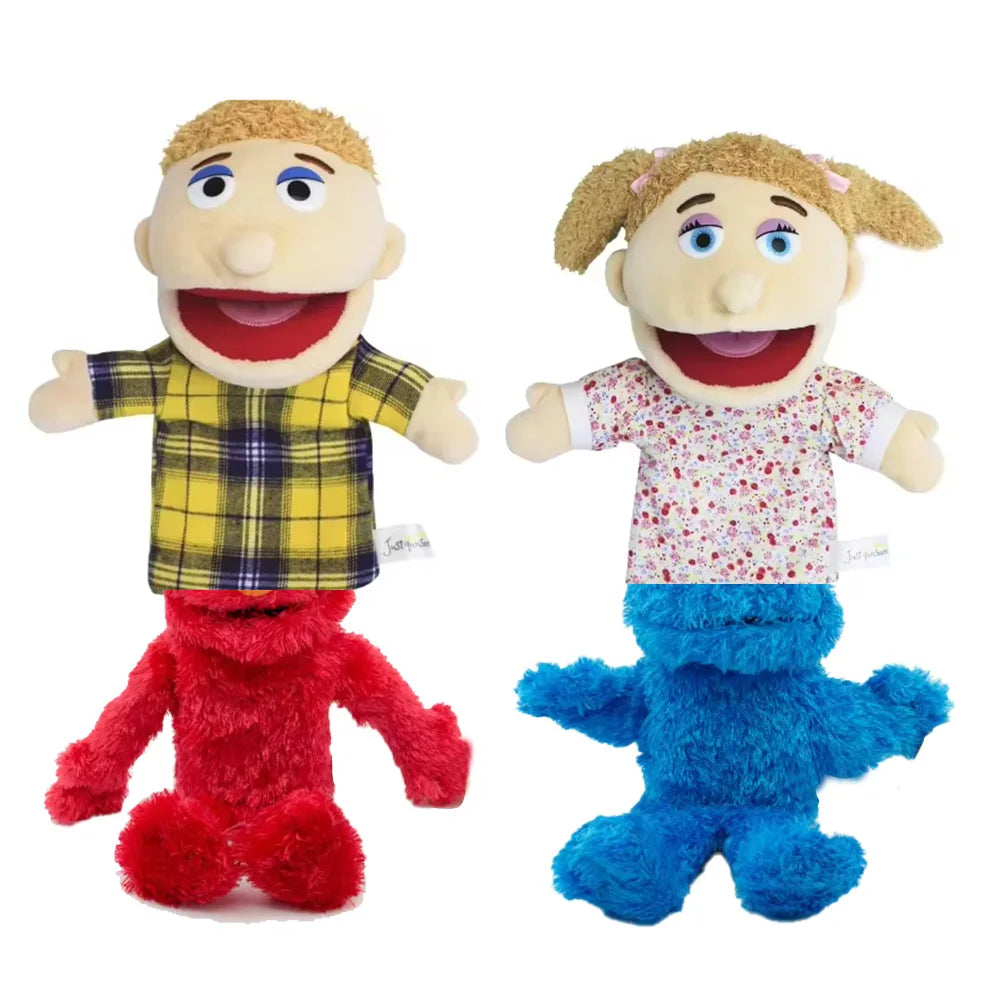 Street Plush Doll Toys Puppet Stuffed Figures Collection Family Pretend Play Figures Toys