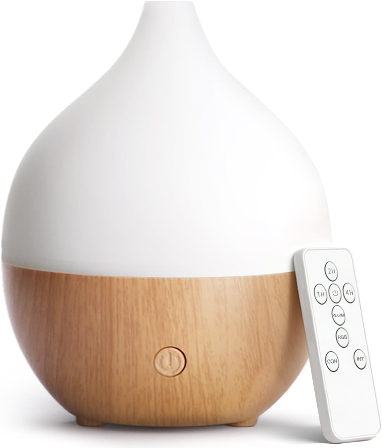 Essential Oil Diffuser, 100Ml Small Aromatherapy Diffuser with Auto Shut-Off Function, Ultrasonic Diffusers for Essential Oils, Cool Mist Humidifier with Warm White Lights, for Office Home