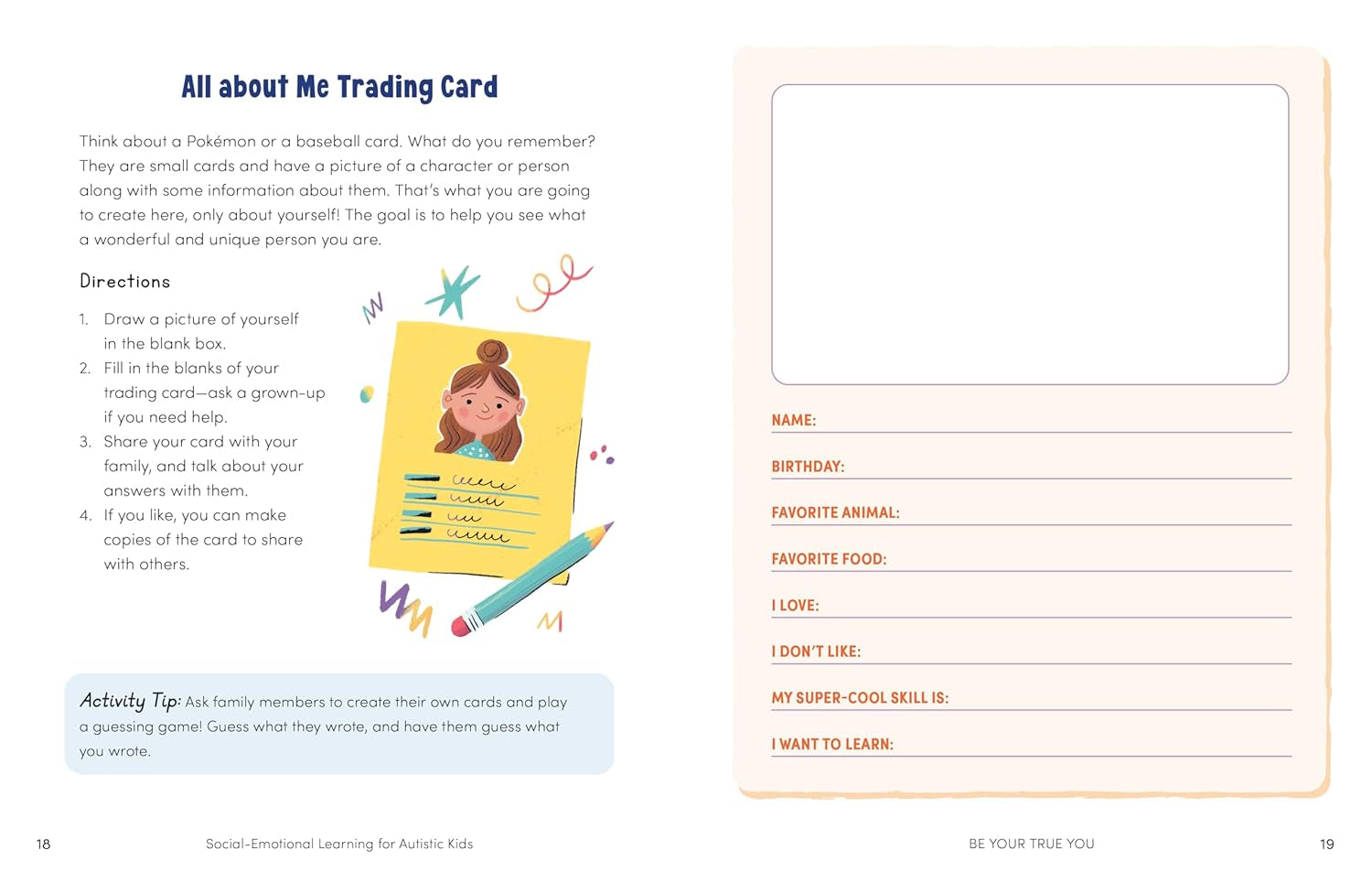 Social-Emotional Learning for Autistic Kids: Fun Activities to Manage Big Feelings and Make Friends (For Ages 5-10)