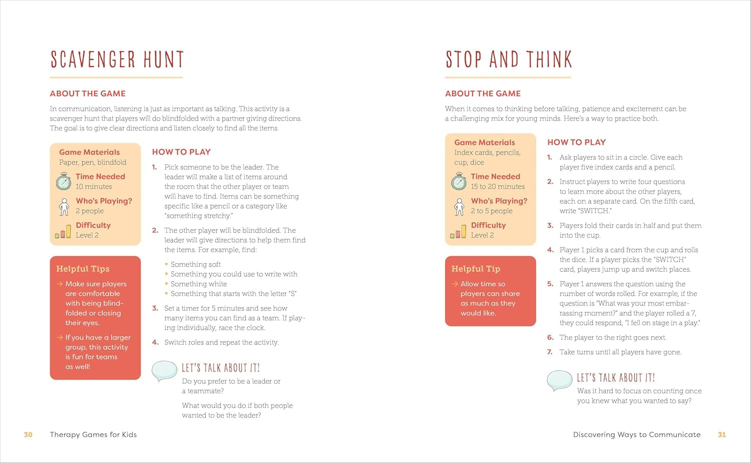Therapy Games for Kids: 100 Activities to Boost Self-Esteem, Improve Communication, and Build Coping Skills