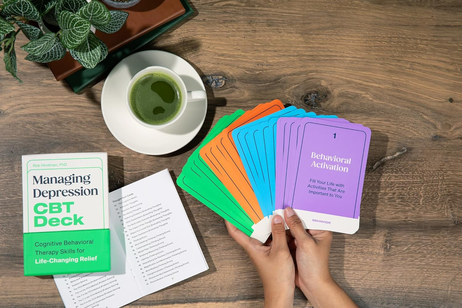 Managing Depression CBT Deck: Cognitive Behavioral Therapy Skills for Life-Changing Relief