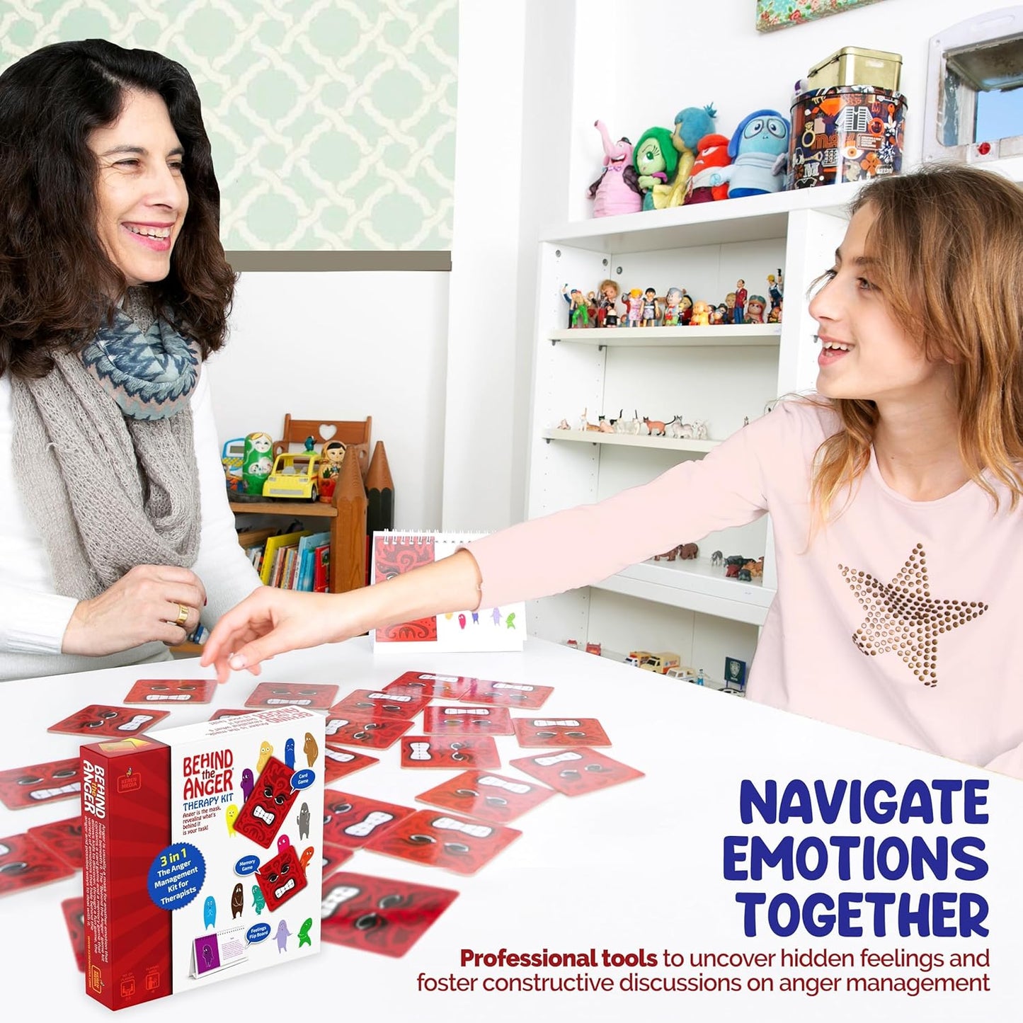 Therapy Ultimate Pack | Therapy Games for Kids & Teens | CBT Counseling Tools for Therapists & Counselors | Includes Anxiety Kit Tower of Self Esteem, behind the Anger,Chitchat & Vibes