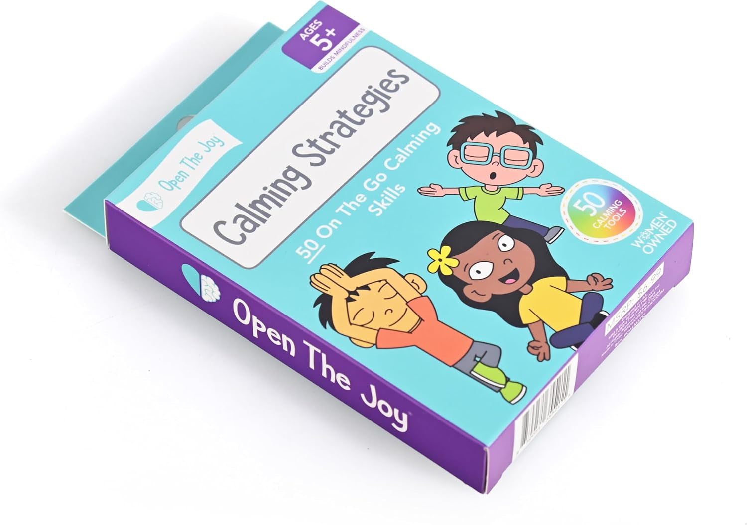 Calming Strategies Cards for Kids - Mindfulness Activities, Stress Relief Techniques, and Emotional Regulation Tools - Ages 4 and Up