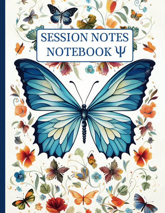 Session Notes Notebook for Therapists & Social Workers: Log Book That Helps Mental Health Workers & Coaches to Plan, Organize & Monitor Client Counselling Sessions