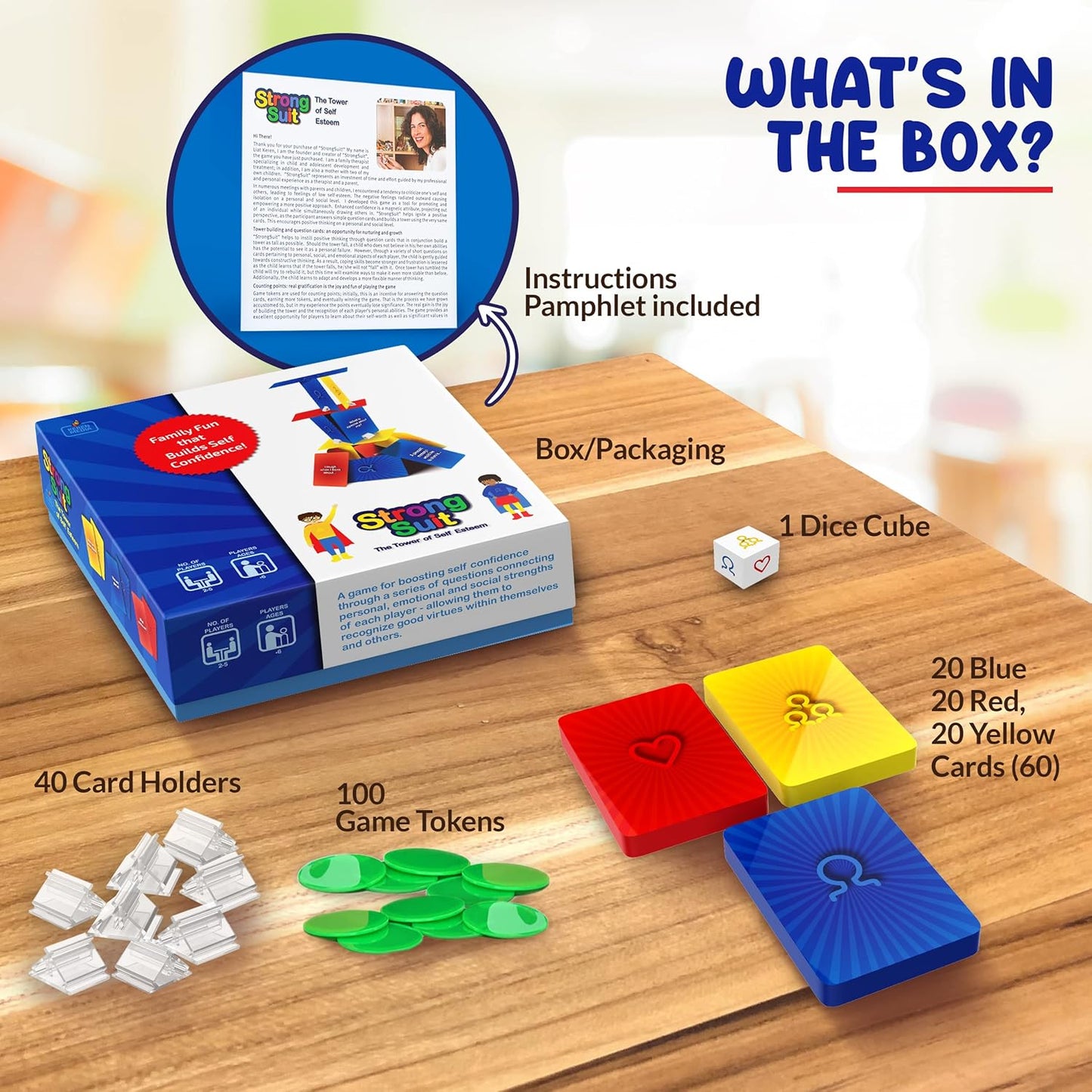 Social Emotional Games for Teens and Kids 6+ |  Tower of Self Esteem Therapy Game for Counselors, Therapists and Parents | SEL & CBT Tools