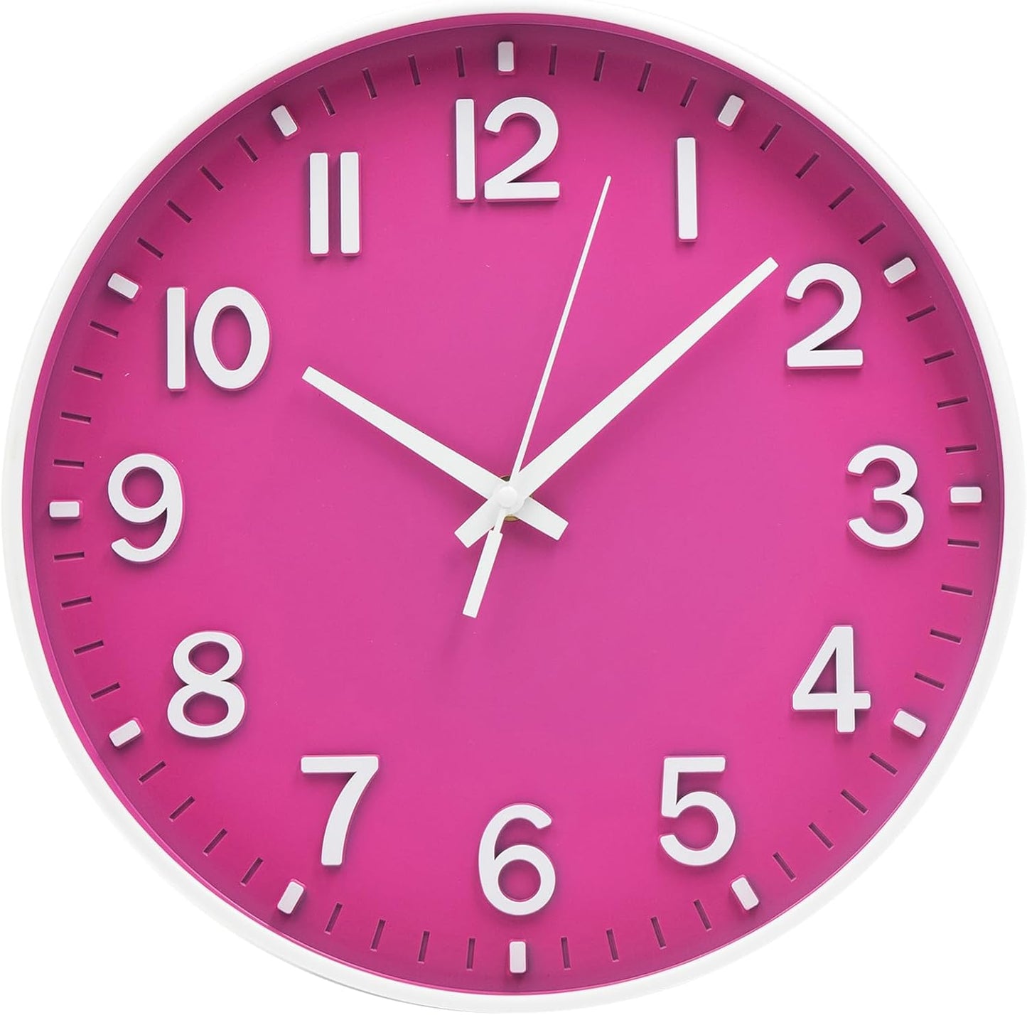 Wall Clocks for Living Room Bedroom Office Classroom Decor Small Silent Non Ticking Kitchen Wall Clock Battery Operated