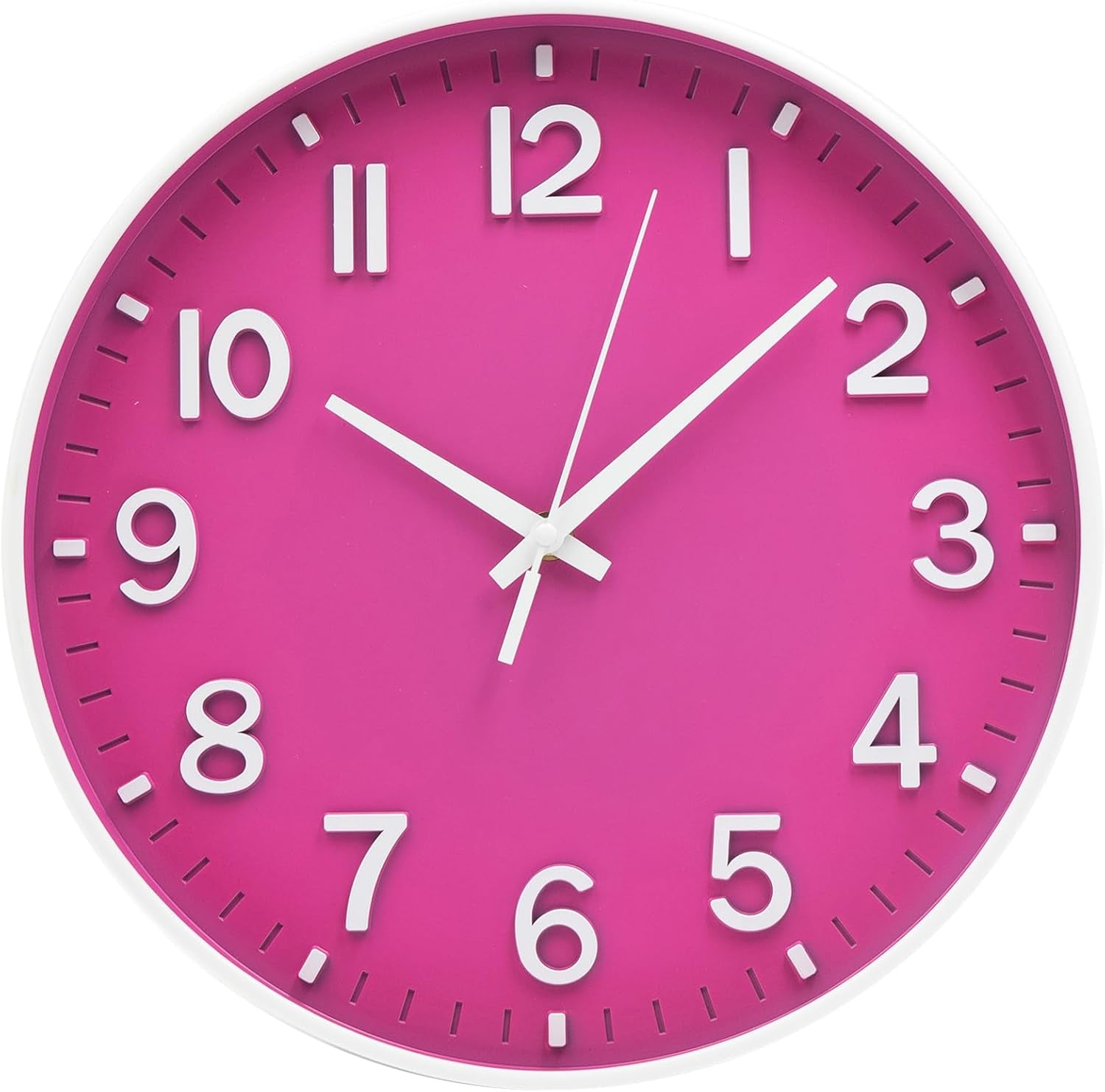 Wall Clocks for Living Room Bedroom Office Classroom Decor Small Silent Non Ticking Kitchen Wall Clock Battery Operated