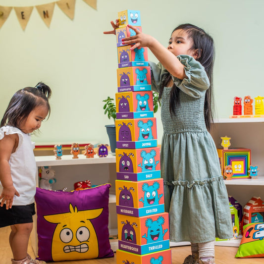 Tower of Emotions: Kids Emotional Intelligence Building Game, Mindfulness Activities, and Stress Relief Techniques for Ages 4 and Up