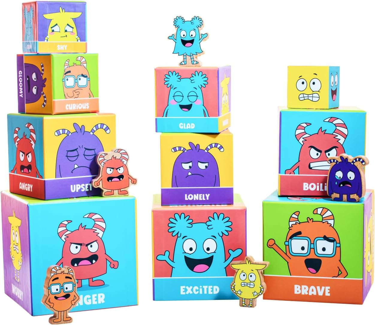Tower of Emotions: Kids Emotional Intelligence Building Game, Mindfulness Activities, and Stress Relief Techniques for Ages 4 and Up