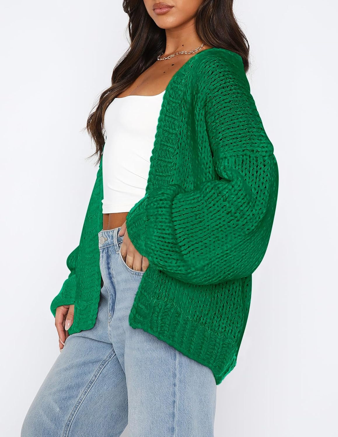 Cardigan Sweaters for Women Trendy Fall Fashion 2026 Long Sleeve Chunky Knit Cardigans Winter Clothing Outfits