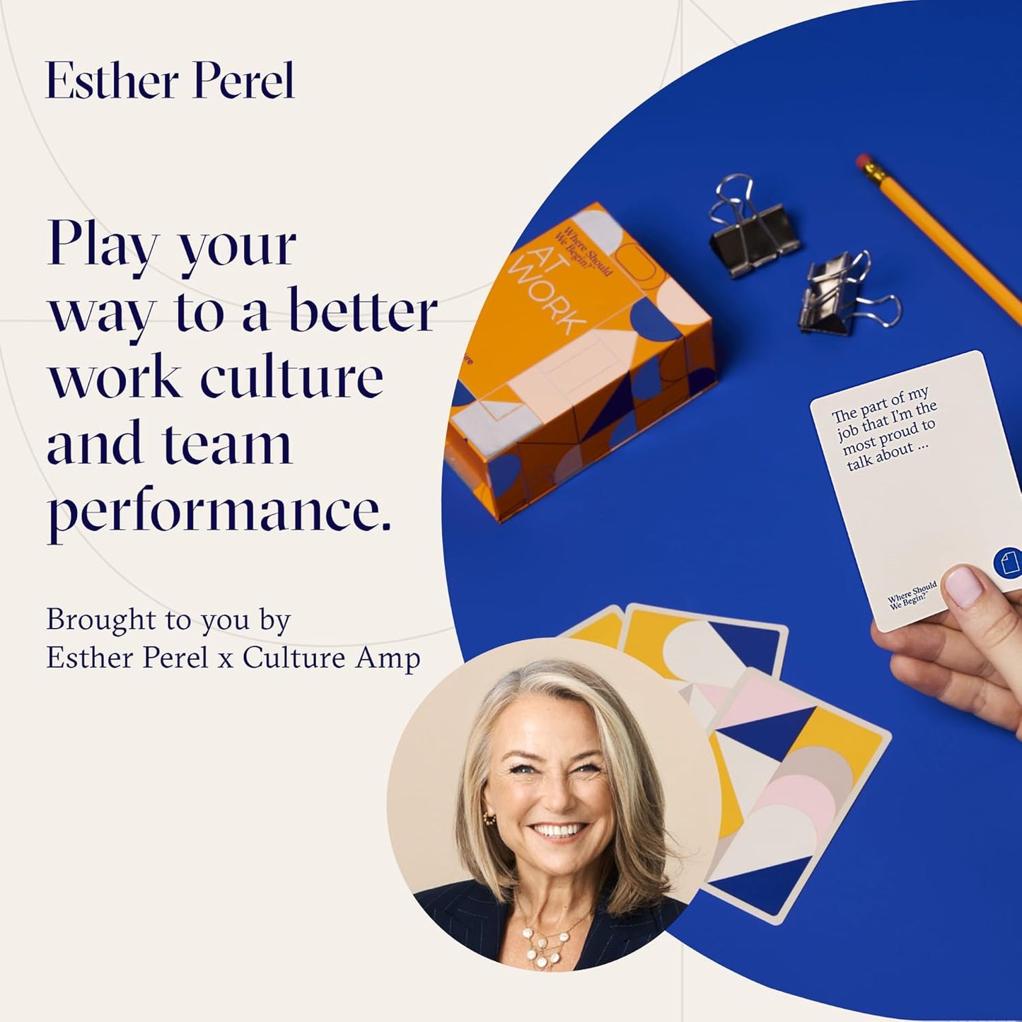 Where Should We Begin? at Work – Conversation Cards for Teams Culture Amp – Office Games & Team Building Games for Work – 100 Talking Point Cards to Build Trust & Connection