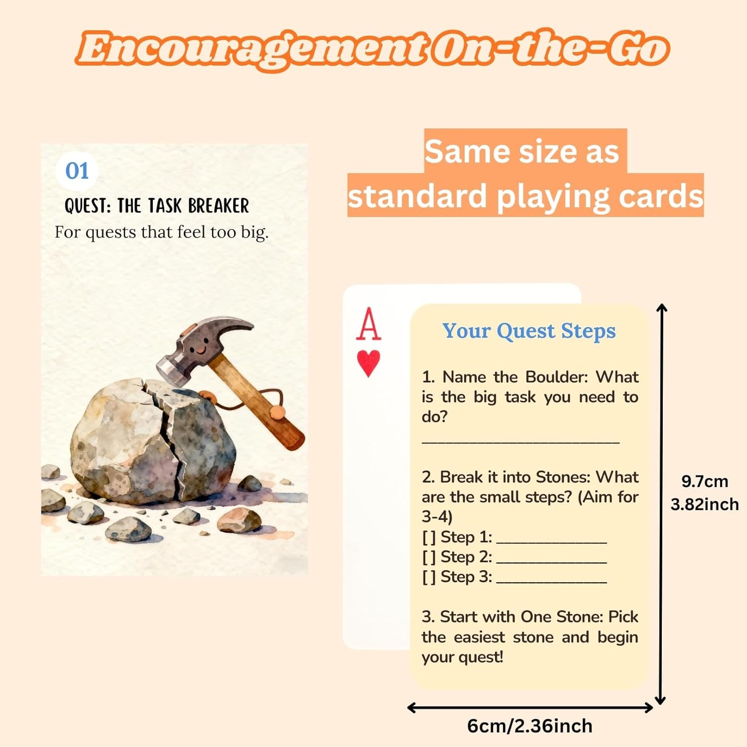 ADHD Skill Cards for Kids & Parents - 52 Guided Therapy Cards for Emotional Regulation, Focus & Social Skills - Pocket-Sized Behavior Management Tool with A/B System, Ages 6-12, Home School Therapy