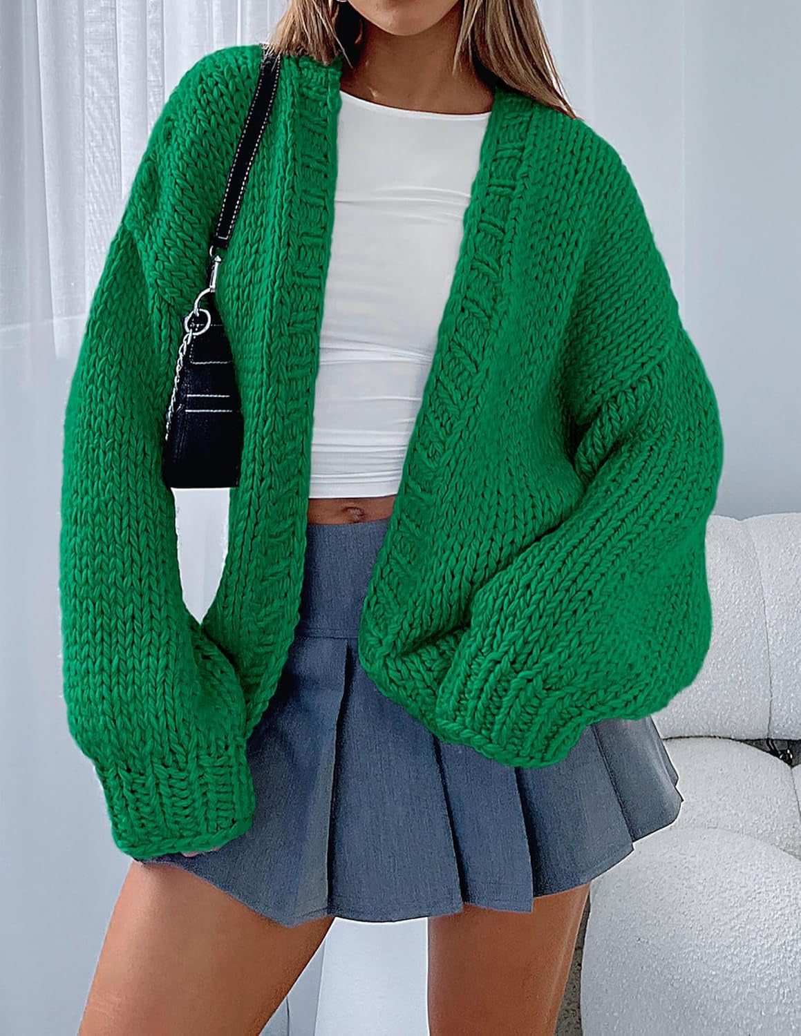 Cardigan Sweaters for Women Trendy Fall Fashion 2026 Long Sleeve Chunky Knit Cardigans Winter Clothing Outfits