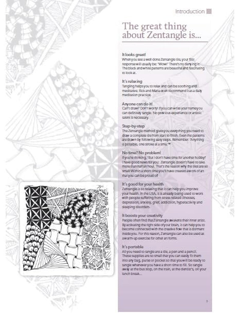 Zentangle Art Therapy