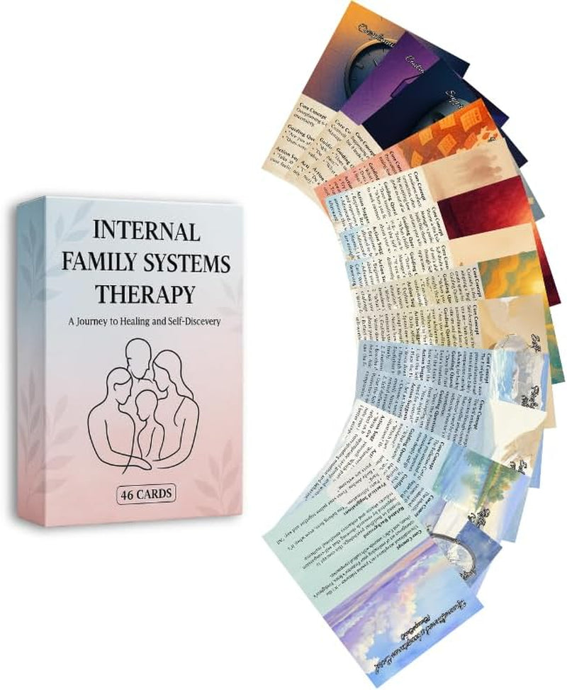 IFS Therapy Cards for Internal Family Systems – Essential Therapist Tools for Coping Skills, Anxiety, Depression, PTSD & Trauma Healing – Powerful Psychotherapy Cards for Effective Counseling