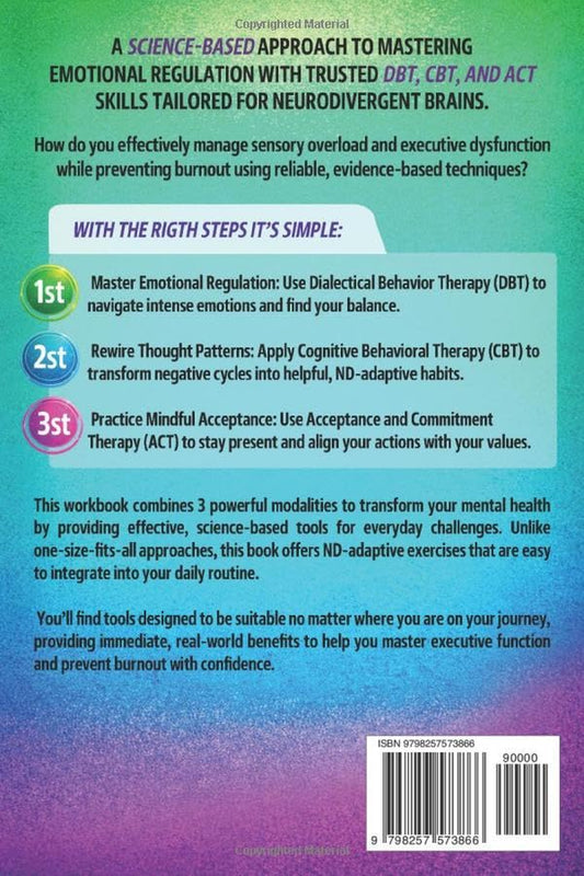 The Complete Neurodivergent Mind Workbook - DBT, CBT, & ACT for Emotional Regulation: Science-Based Skills to Reduce Sensory Overload, Master Executive Function, & Prevent Burnout (Inner Growth)