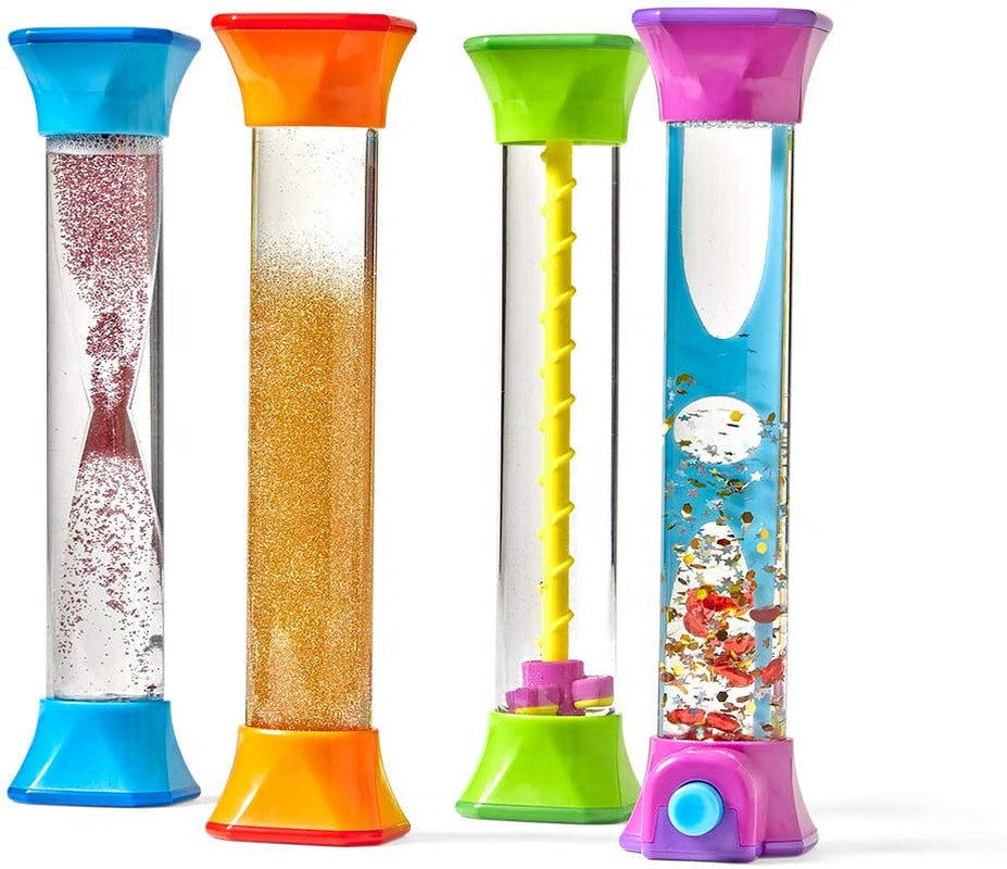 Sensory Fidget Tubes, Sensory Toys, Travel Toys, Quiet Fidgets for Classroom, Calm down Corner Supplies, Anxiety Relief Items for Kids, Toddler Stocking Stuffers, for Kids
