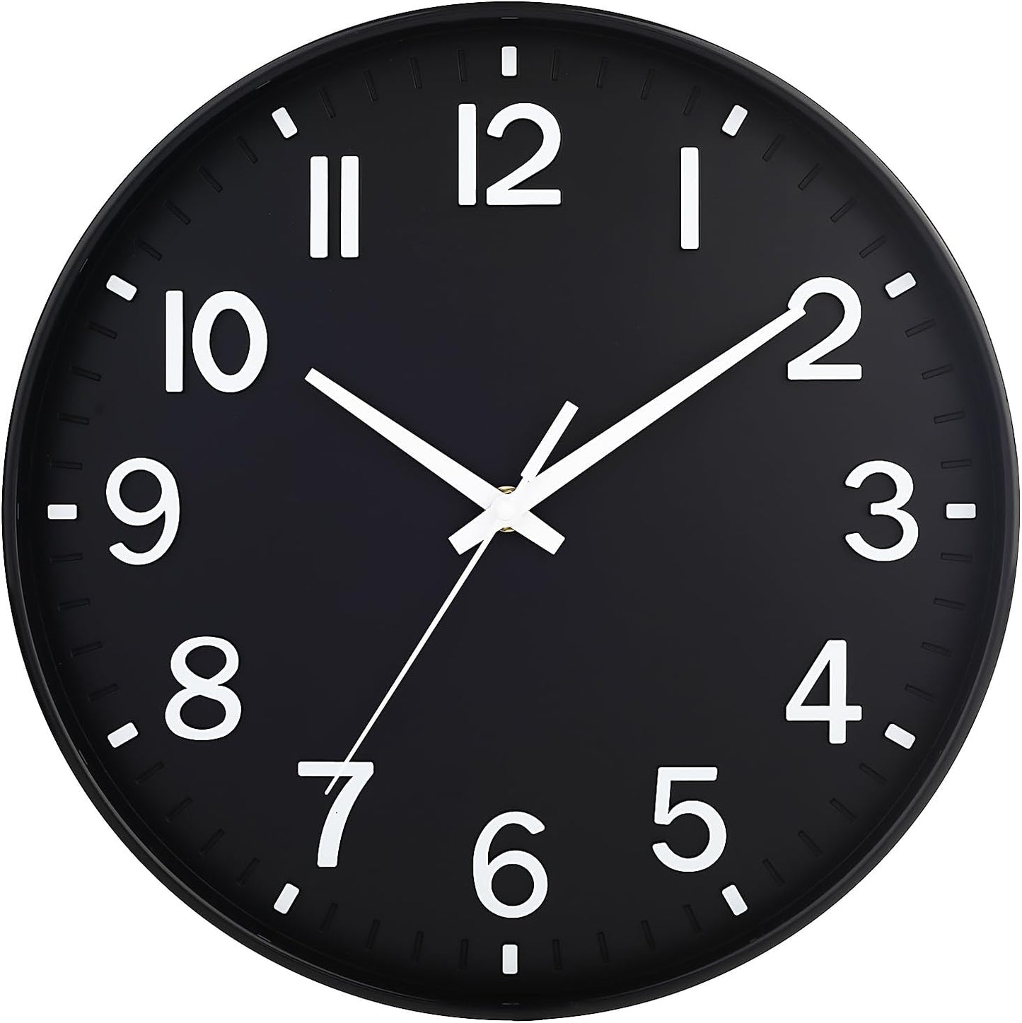 Wall Clocks for Living Room Bedroom Office Classroom Decor Small Silent Non Ticking Kitchen Wall Clock Battery Operated