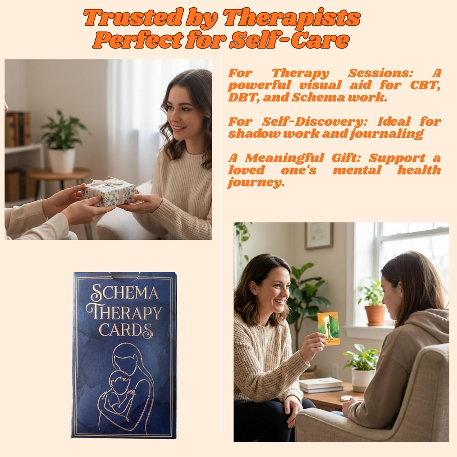 Schema Therapy Cards for Inner Child Healing & Emotional Regulation – 52-Card Deck to Break Negative Patterns, Silence the Inner Critic, and Nurture the Healthy Adult – Psychology Tools for Self-Care