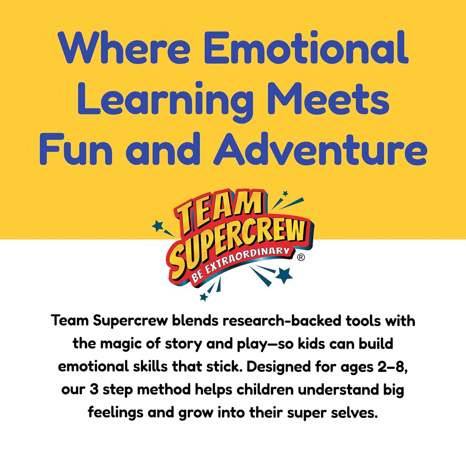 Team Supercrew SOS Kit – 83 Activity Cards for Kids Ages 2-8+ | Emotional Regulation Kit for Teaching Emotions, Social Skills & Positive Behavior | SEL Therapy Tools for Anger, Anxiety, Meltdowns