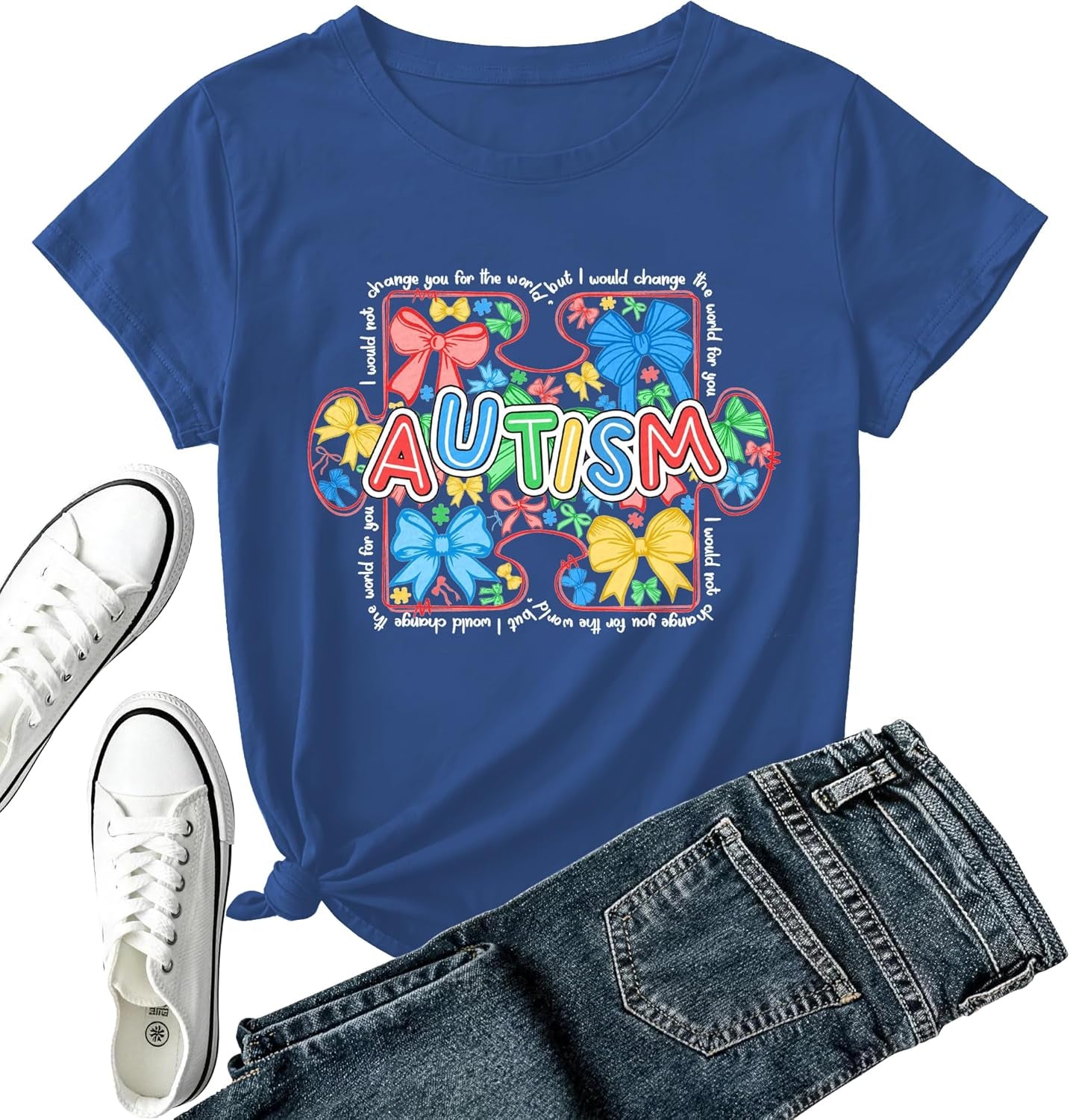 Mental Health Awareness Shirt Women-Brain Flower Tshirt Women Neuro Diversity Tee Tops Motivational Short Sleeve