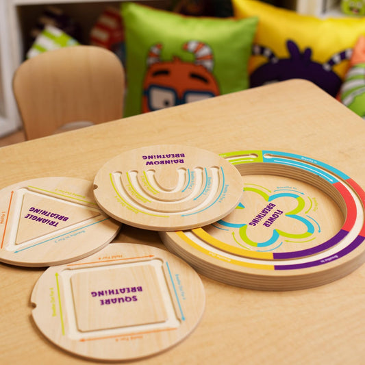 - Calming Breathing Boards for Kids and Adults, Mindfulness and Relaxation Tools - Ages 4 and Up