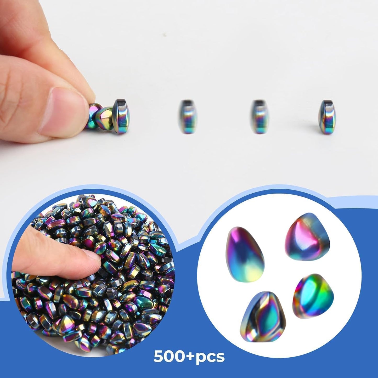 550Pcs Putty, Fidget Toys, Fidget Toys Adults ，Sensory Toys，Adults Gifts,Desk Fidgets Toys for Office Stress/Anxiety Relief (550 Pcs(Colour))